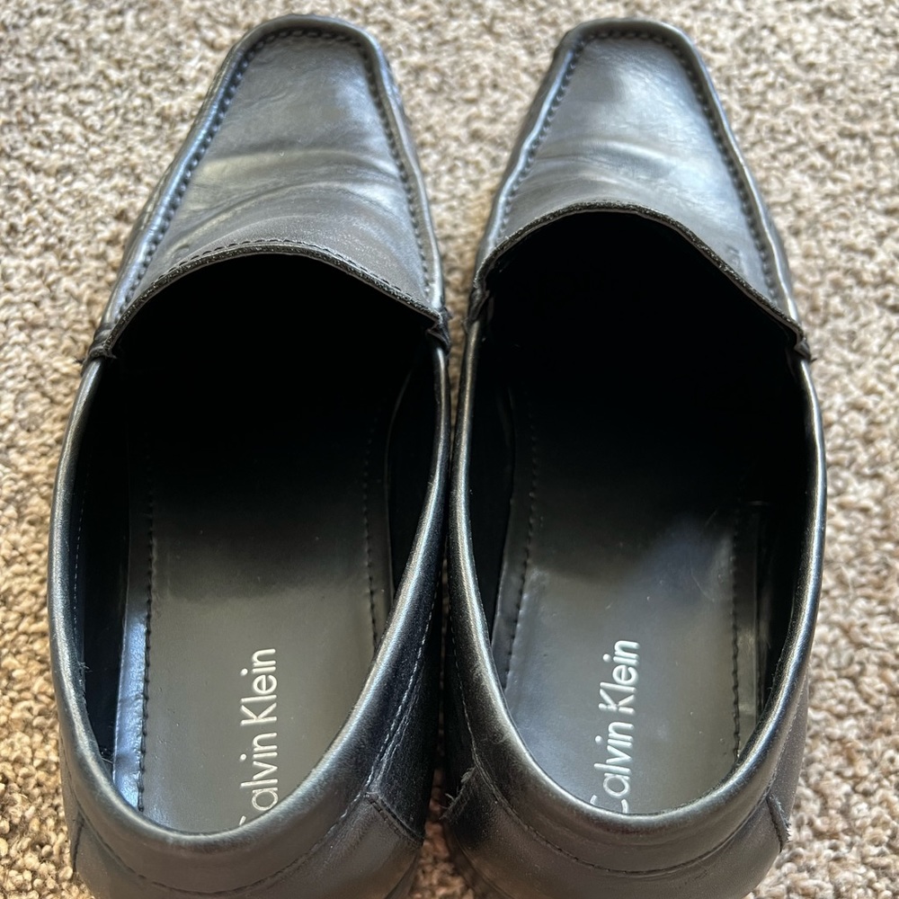 Calvin Klein mens slip on dress shoes.
